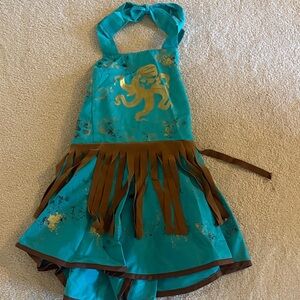 Teal and Brown Kids Octopus Costume dress